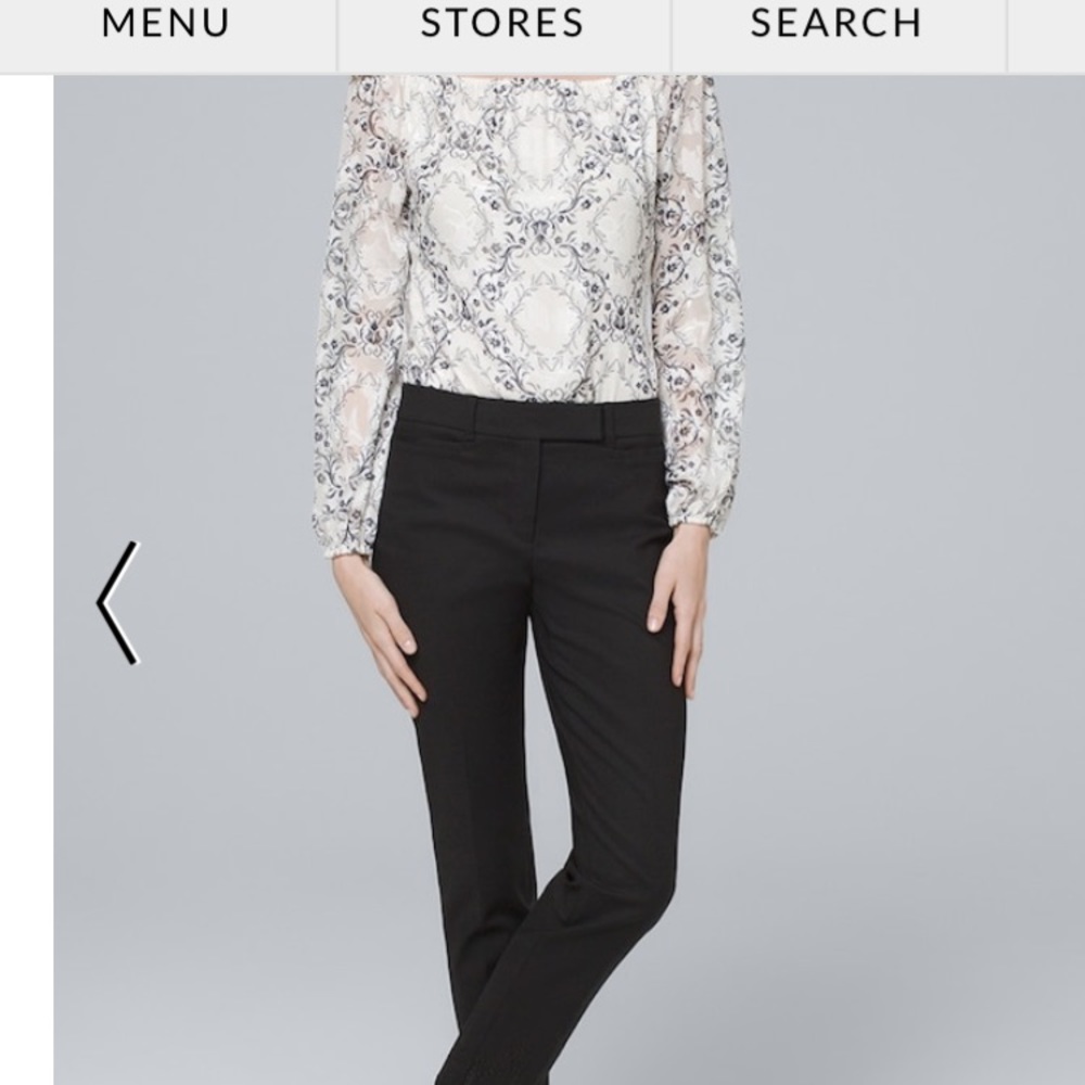 WHBM Straight Crop Pants SZ14